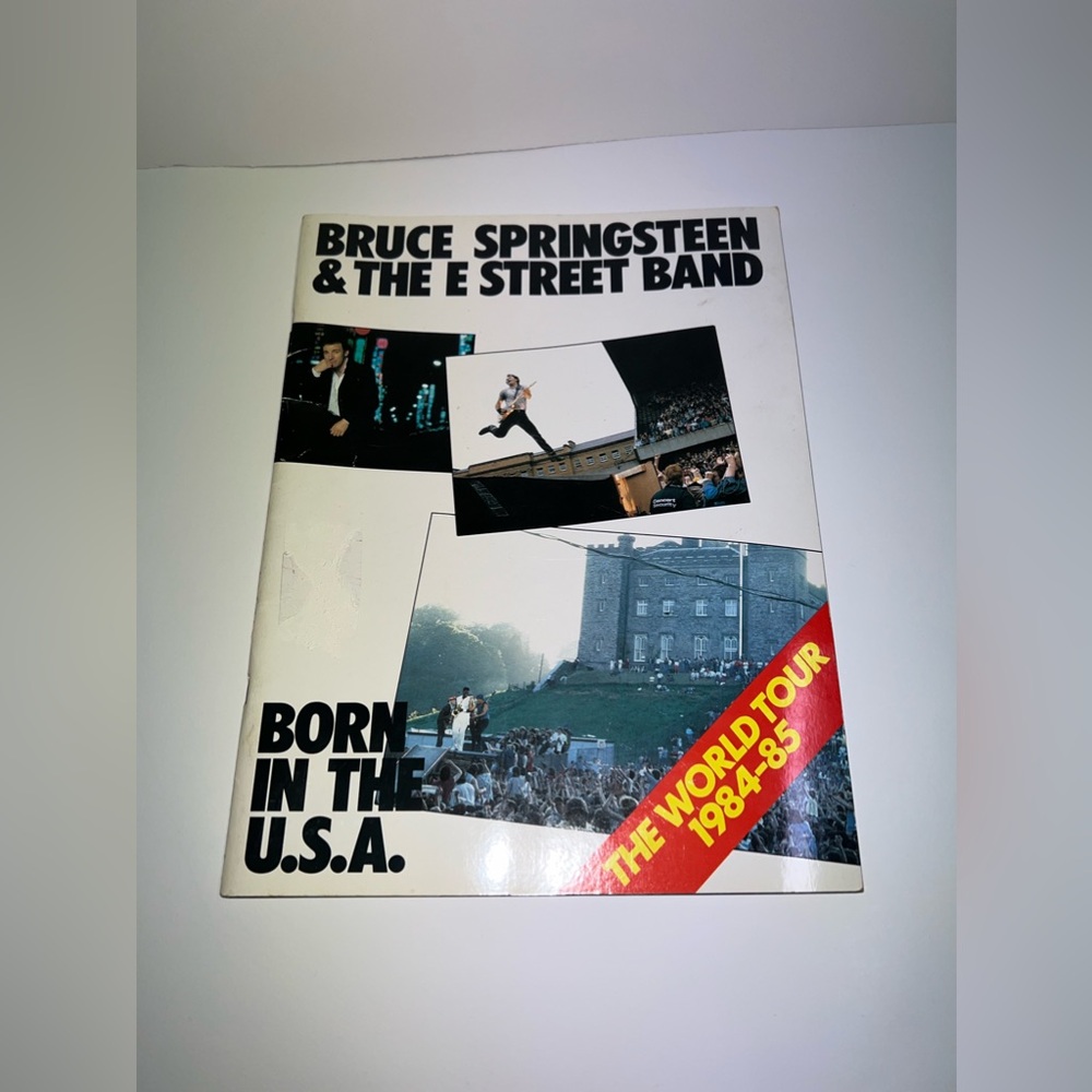 Bruce Springsteen and the E Street band tour program 1984-85